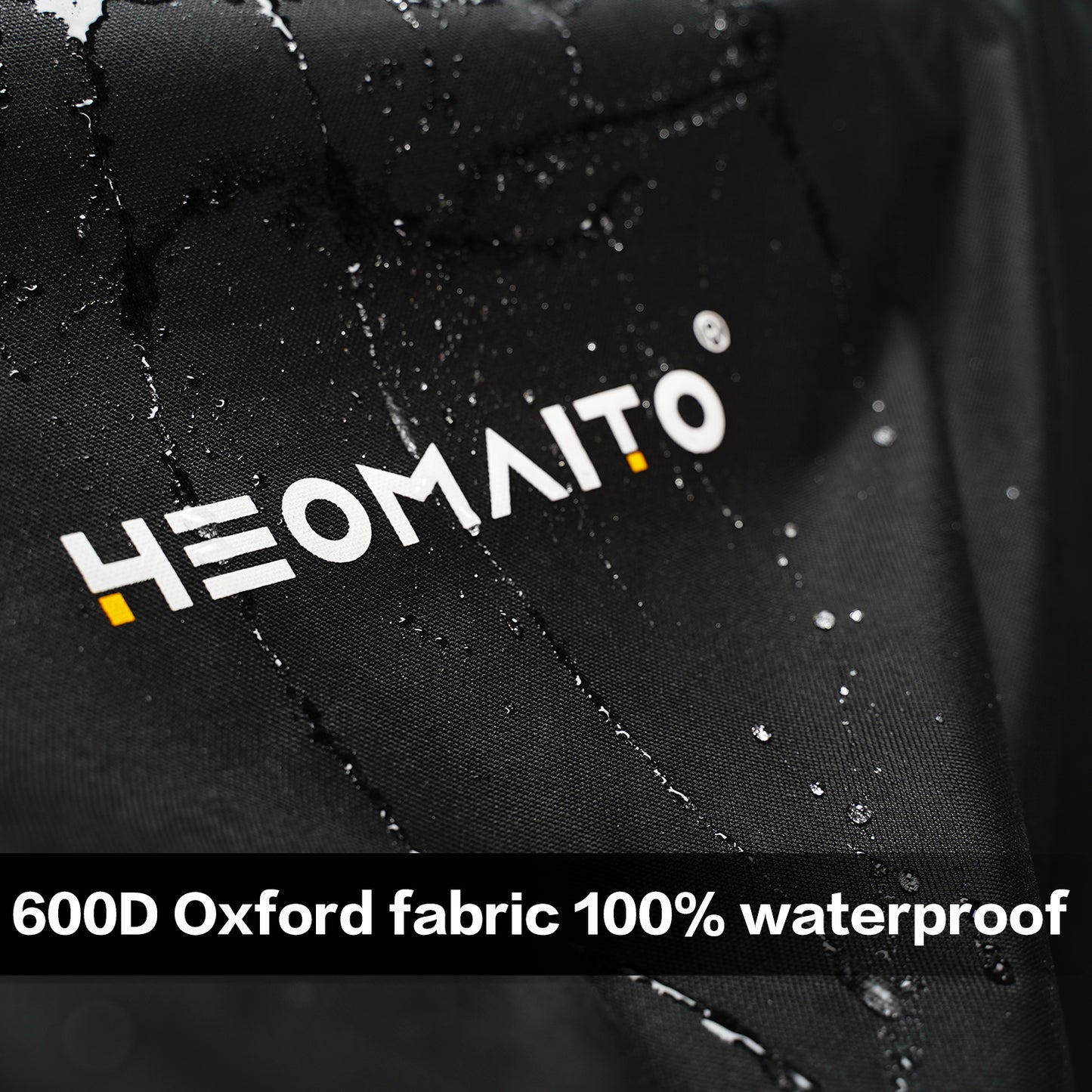 HEOMAITO Generator Protection Cover 600D Universal For Outdoor Waterproof Heavy Duty Cover