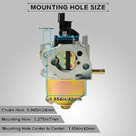 HEOMAITO Gasoline Generator Engine Carburetor For 196/212cc 168/170 6.5HP 3/3.5/4KW